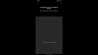 Fix the following content is not available on this app (Latest version Youtube Vanced )