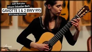 Judith Bunk plays Gavotte 1 & 2 BWV 995 by Johann Sebastian Bach on a 2015 Solveig Kirschner