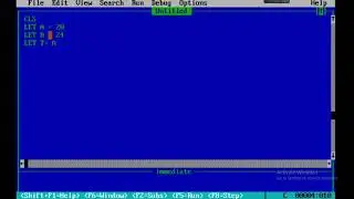 Five|| Find Output From QBASIC Program