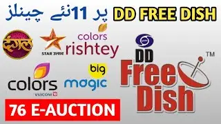 DD Free Dish 66E Auction 2024 Latest Update | 11 Channels Win.Slots
