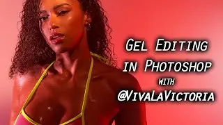 Photoshop Edit Timelapse // Gel Photography // Glamour