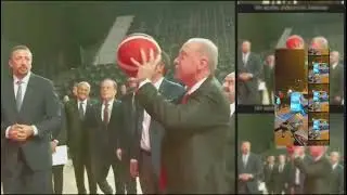 sayın cumhurbaşkanımız Recep Tayyip Erdoğan Abdi İpekçi Spor Salonu