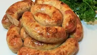 ДОМАШНЯЯ КОЛБАСА КУРИНАЯ.  Самый вкусный рецепт.   Chicken sausage homemade