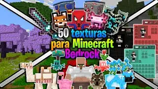 50 TEXTURAS DEFINITIVAS que debes conocer si juegas MINECRAFT Bedrock