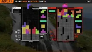 [TETR.IO] 100+ apm game highlights (2022-05-14)