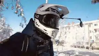Зима на моноколесе