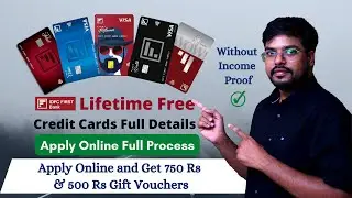 IDFC First Bank Lifetime Free Credit Card | IDFC First Bank Credit Card Apply Online | Hindi