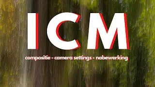 CREATIEVE FOTOGRAFIE MET ICM: Tips&Trics voor COMPOSITIE, CAMERA SETTINGS, - TECHNIEK en NABEWERKING