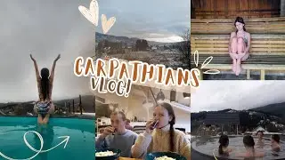 Відпочиваємо у чані, басейні та сауні😶‍🌫️☺️ п'ємо місцеві настойки🙈та пробераємось у церкву⛪️Ворохта