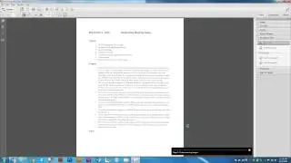 Using Adobe Acrobat to OCR a Scanned Document