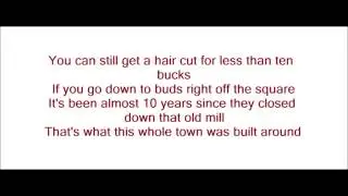 What's Left Of A Small Town - Brantley Gilbert (Lyrics On Screen)
