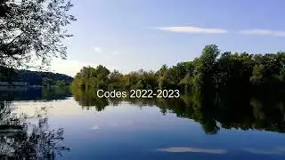 CODES 2022  | CÓDIGOS 2022 | КОДЫ 2022