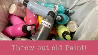 Trashing Pour Paints 🚮 | When to let go....
