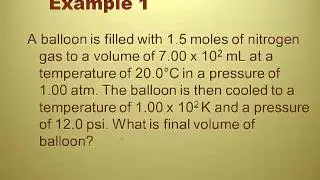 RC Unit 18:  Combined Gas Law