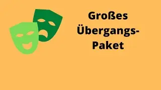 Das große Übergangspaket - Adrians Videoschnitt