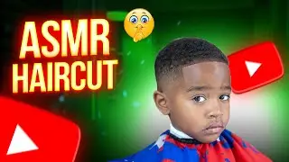 ULTIMATE ASMR KIDS FADE HAIRCUT(No Talking)🤫