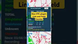 Ingress | IITC Plugin to Count Links and Fields