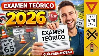 EXAMEN TEÓRICO DE CONDUCIR 2026 🚦 | Preguntas Reales DMV + Guía para Aprobar