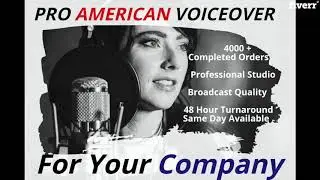 pro american voiceover for your company