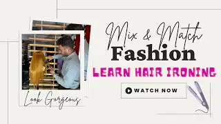 HOW TO DO HAIR IRNING| Hair ironing kaise karte hain | बालो को Straight कैसे करते हैं जीरो से सिखे|