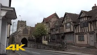 Warwick Walk: Town Centre & Castle【4K】