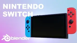 3D Modeling Nintendo Switch in Blender | Timelapse