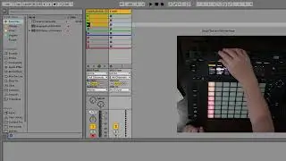 Jam on push 2 and Ableton live 11- the scale is D dorian- full live looping on session view