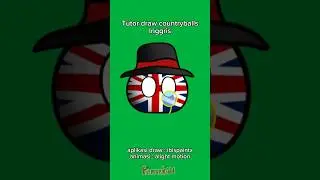 Drawing countryballs inggris #drawing #animation #countryballs #kartun #animasi