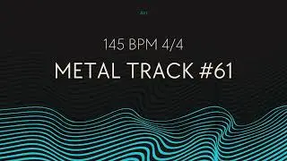 Drumtrack #61 - Rock Fusion Groove 145 BPM | Backing Track para Guitarra, Bajo y Solistas 🎸🔥