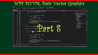 WPF with Vector Graphics, more model work, using MVVM  (Part8)