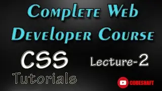 Inline CSS • L-2 • CSS Tutorials • Web Developer Course for Beginners • CodeShaft