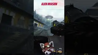 Trying to shoot a UFO down in The Finals during an Alien Invasion!!!