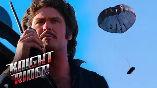 Goliath Returns: KITT Deploys Emergency Parachute | Knight Rider