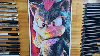 Drawing - Sonic the Hedgehog 3 (Shadow) (2024)