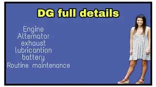 DG set full details | Diesel generator| engine | routine maintenance of DG set