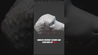 Blender Sculpting Fur Brushes. Link in bio #b3d #blender #blendertutorial