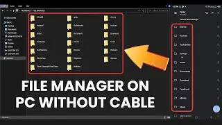 File Manager on Your Computer | How to Set up FTP server on Your Android & PC | AUR TechTips