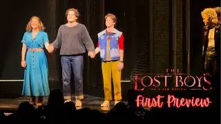 The Lost Boys on Broadway | First Preview Curtain Call *Spoiler Alert* 🤫