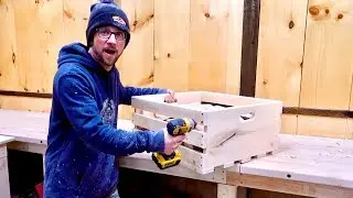 SCRAP WOOD CHALLENGE (Using Scrap WOOD Lumber to Make SCRAP Wood CRATES)