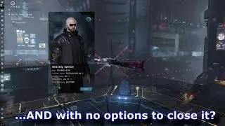 Hide your 3D Character Portrait - Eve Online