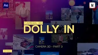 Dolly In | Zoom Out to Zoom In inside a 3D Scene with multiple pictures | After Effects | In Hindi