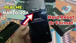 Realme narzo20A Hard reset and Phone setup full process 2024 || #hardreset #immotipsntricks #realme