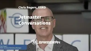 Chris Rogers, ESKO Solutions Marketing Manager, at Barberán Open House
