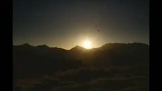 Timelaps Sonnenaufgang auf 2.400m.