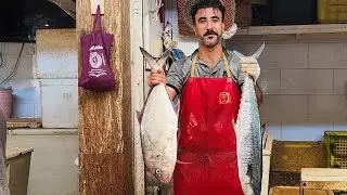 fish cutting skills.اموزش برش ماهی