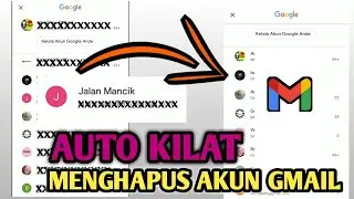 Menghapus Akun GMAIL di Hp ANDROID || AUTO KILAT !!!