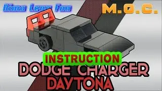 Lego Dodge Charger Daytona How to build Как собрать Лего самоделка Инструкция
