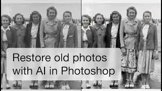 How to restore old photos with AI in Photoshop