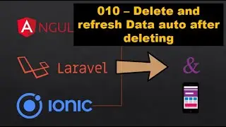 010   Delete Data Angular Laravel and refresh data after deleting