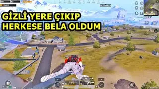 GİZLİ YERE ÇIKIP HERKESE BELA OLDUM ! ERANGEL & LİVİK SOLO SQUAD PUBG MOBİLE